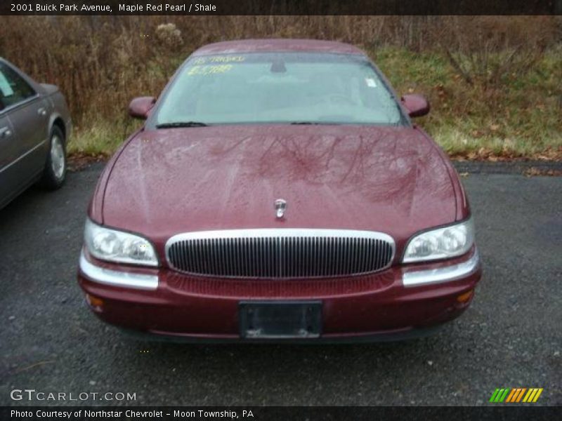 Maple Red Pearl / Shale 2001 Buick Park Avenue