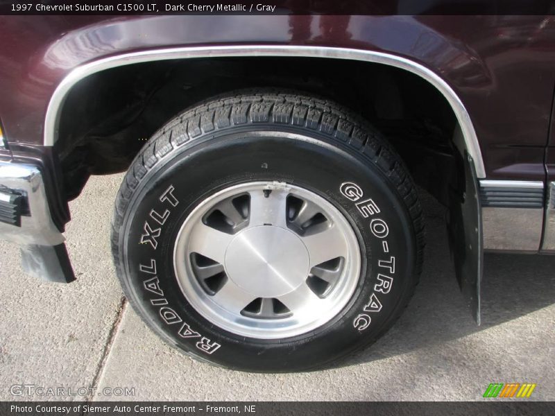 Dark Cherry Metallic / Gray 1997 Chevrolet Suburban C1500 LT