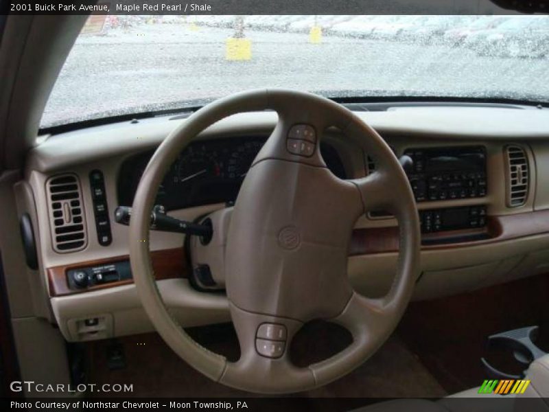 Maple Red Pearl / Shale 2001 Buick Park Avenue