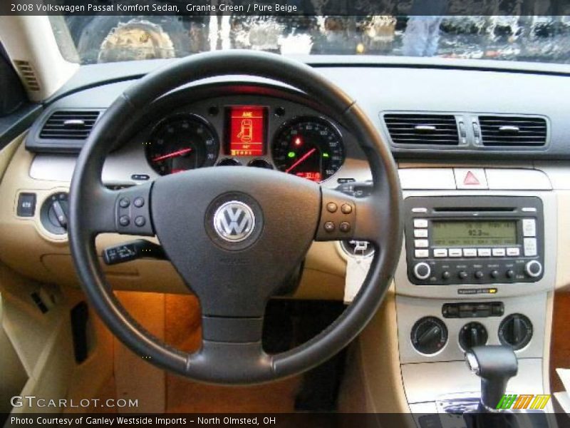 Granite Green / Pure Beige 2008 Volkswagen Passat Komfort Sedan