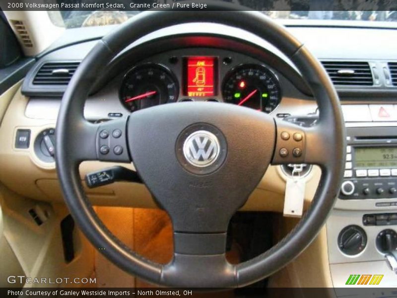 Granite Green / Pure Beige 2008 Volkswagen Passat Komfort Sedan