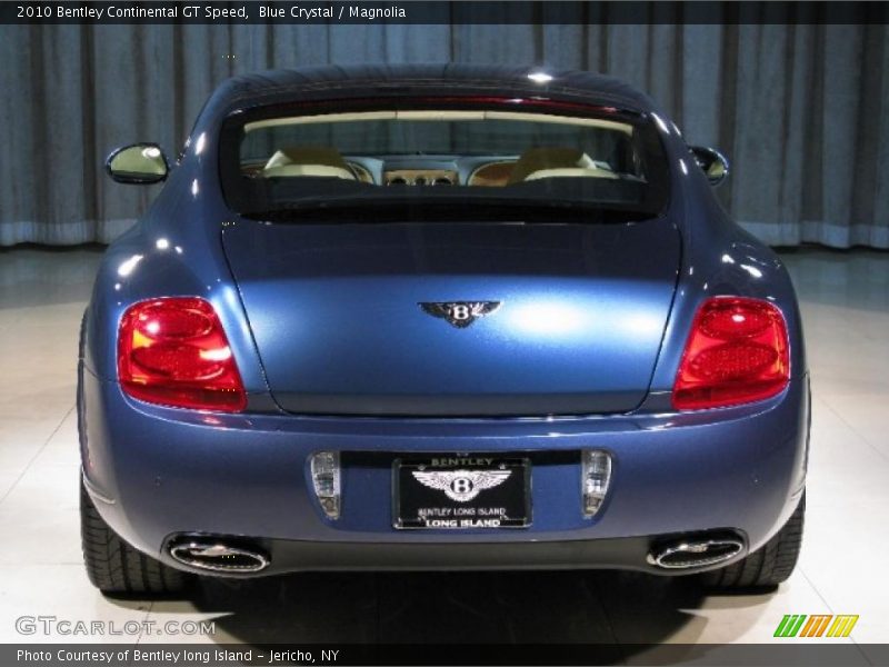 Blue Crystal / Magnolia 2010 Bentley Continental GT Speed