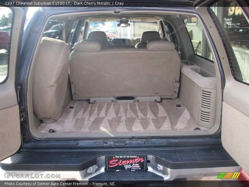 Dark Cherry Metallic / Gray 1997 Chevrolet Suburban C1500 LT