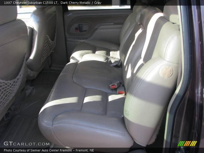 Dark Cherry Metallic / Gray 1997 Chevrolet Suburban C1500 LT
