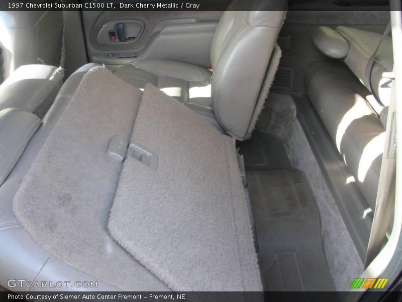 Dark Cherry Metallic / Gray 1997 Chevrolet Suburban C1500 LT