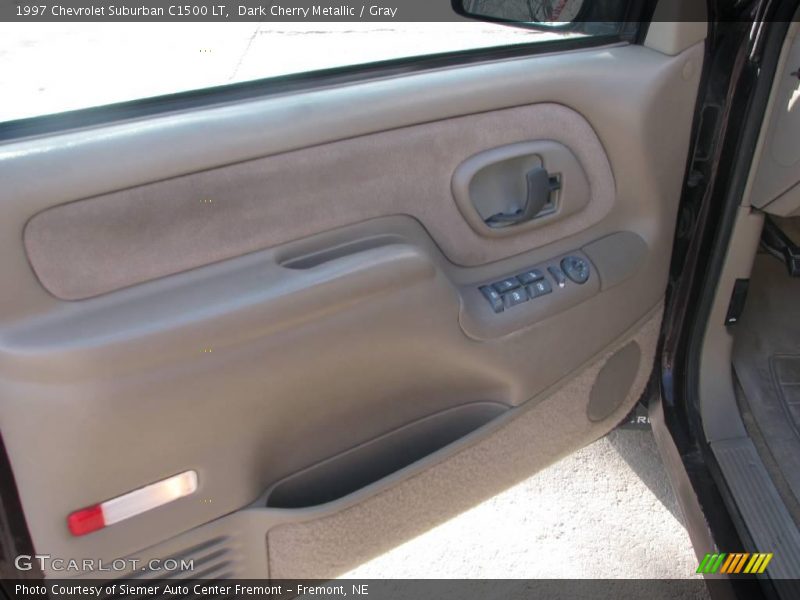 Dark Cherry Metallic / Gray 1997 Chevrolet Suburban C1500 LT