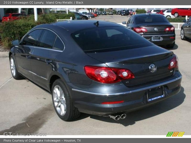 Island Grey Metallic / Black 2010 Volkswagen CC Luxury