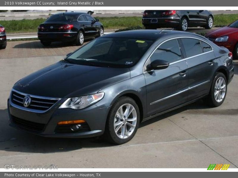 Island Grey Metallic / Black 2010 Volkswagen CC Luxury