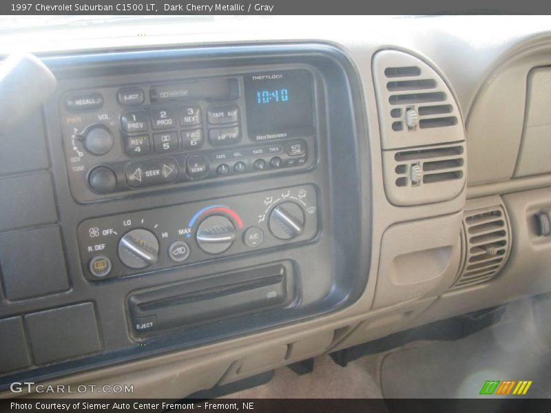 Dark Cherry Metallic / Gray 1997 Chevrolet Suburban C1500 LT