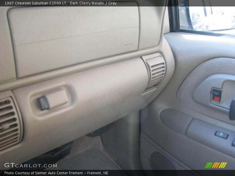 Dark Cherry Metallic / Gray 1997 Chevrolet Suburban C1500 LT