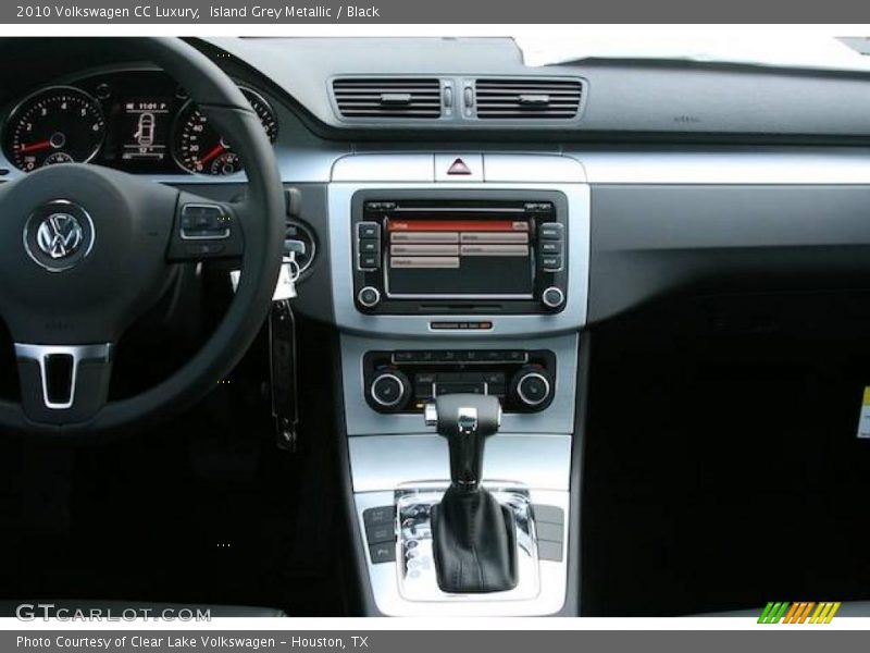 Island Grey Metallic / Black 2010 Volkswagen CC Luxury