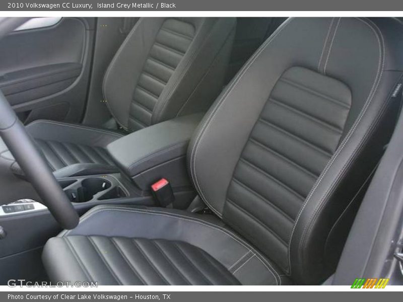 Island Grey Metallic / Black 2010 Volkswagen CC Luxury