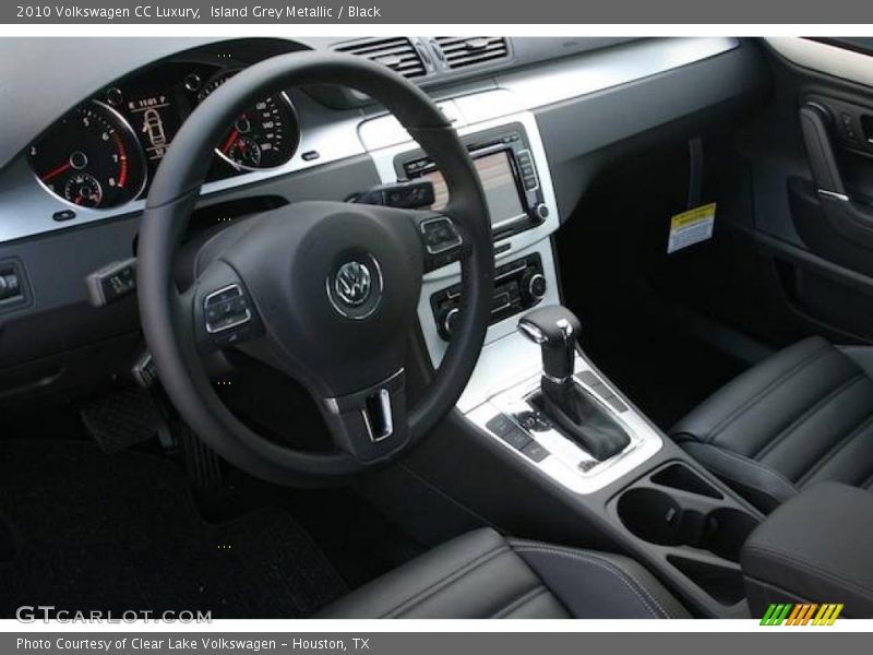 Island Grey Metallic / Black 2010 Volkswagen CC Luxury