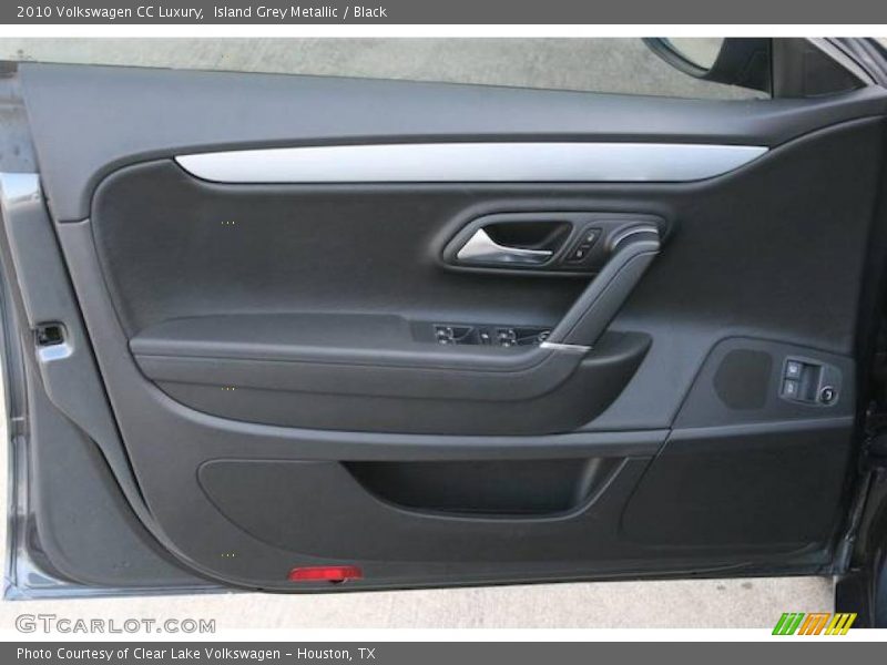 Island Grey Metallic / Black 2010 Volkswagen CC Luxury