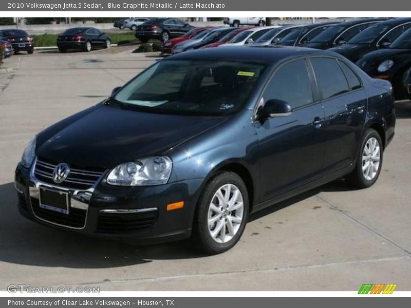 Blue Graphite Metallic / Latte Macchiato 2010 Volkswagen Jetta S Sedan