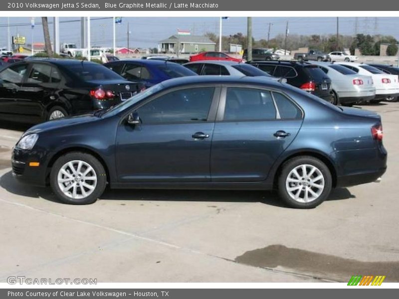 Blue Graphite Metallic / Latte Macchiato 2010 Volkswagen Jetta S Sedan