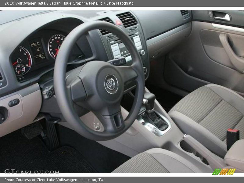 Blue Graphite Metallic / Latte Macchiato 2010 Volkswagen Jetta S Sedan
