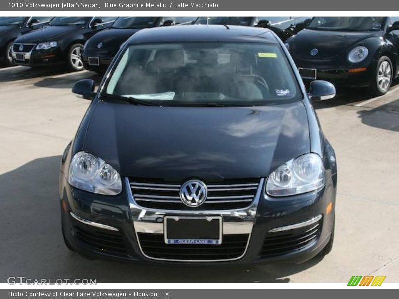 Blue Graphite Metallic / Latte Macchiato 2010 Volkswagen Jetta S Sedan
