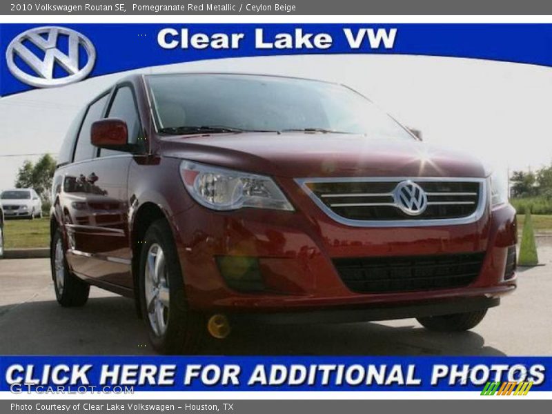 Pomegranate Red Metallic / Ceylon Beige 2010 Volkswagen Routan SE