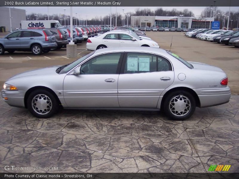 Sterling Silver Metallic / Medium Gray 2002 Buick LeSabre Limited