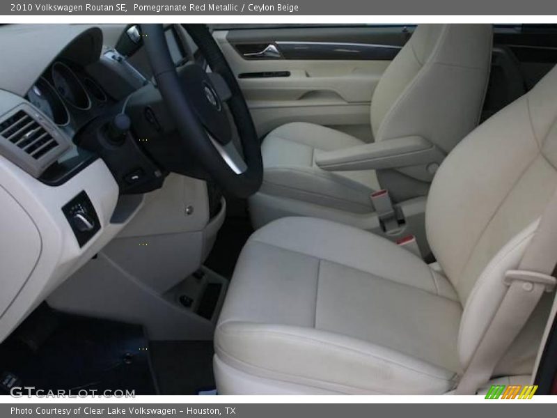 Pomegranate Red Metallic / Ceylon Beige 2010 Volkswagen Routan SE