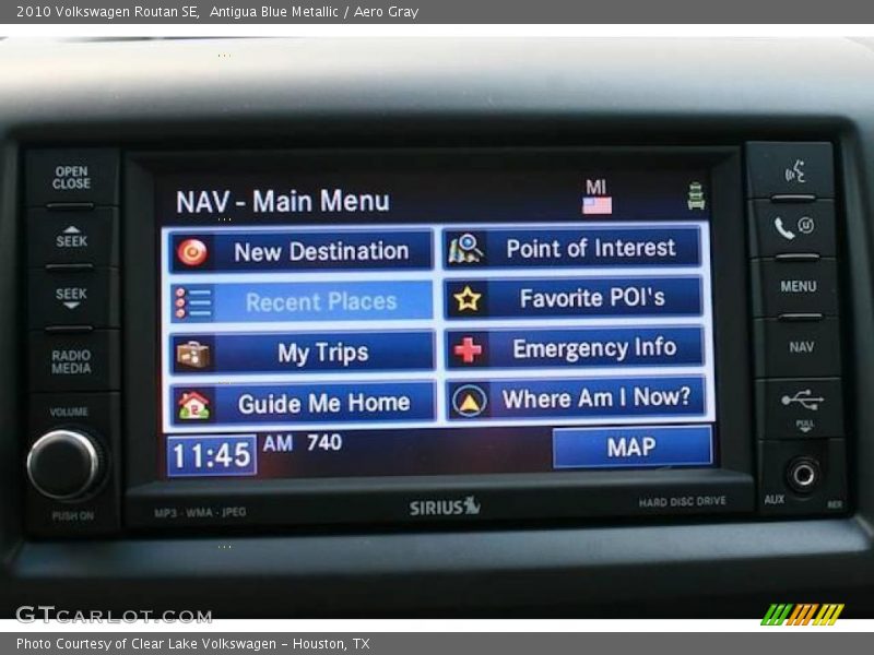 Antigua Blue Metallic / Aero Gray 2010 Volkswagen Routan SE