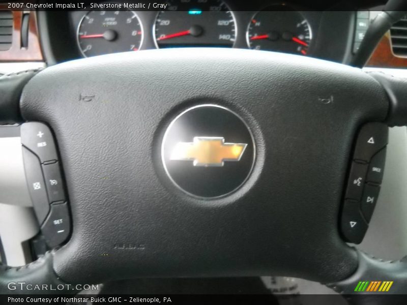 Silverstone Metallic / Gray 2007 Chevrolet Impala LT