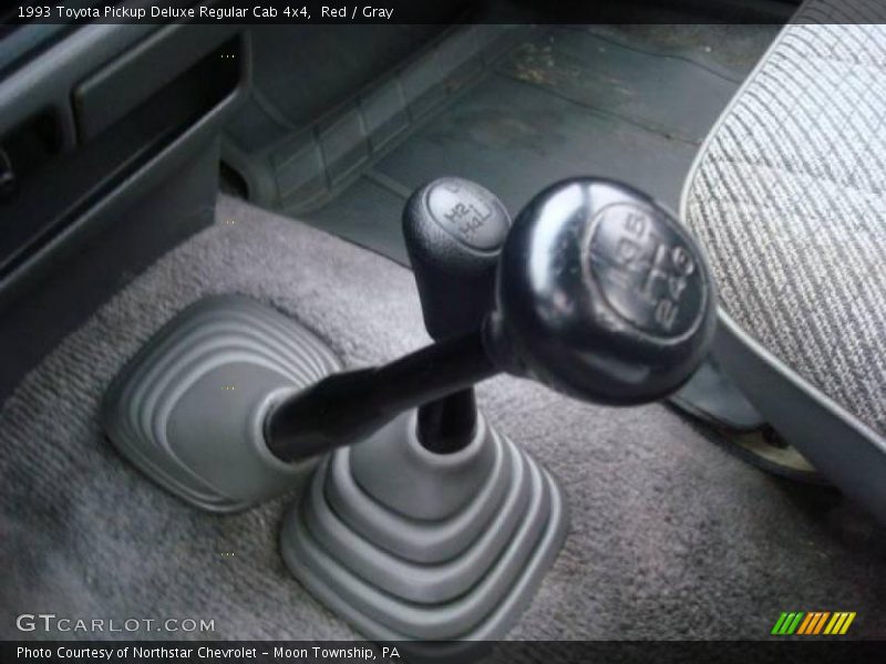 Red / Gray 1993 Toyota Pickup Deluxe Regular Cab 4x4