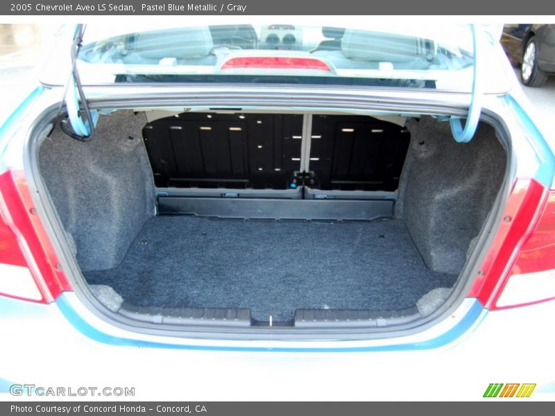 Pastel Blue Metallic / Gray 2005 Chevrolet Aveo LS Sedan