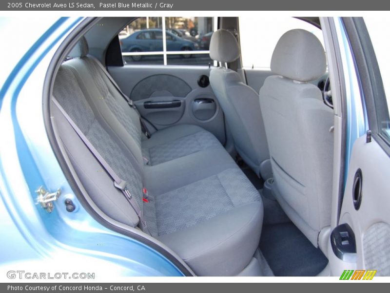 Pastel Blue Metallic / Gray 2005 Chevrolet Aveo LS Sedan