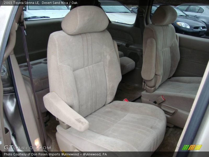 Desert Sand Mica / Oak 2003 Toyota Sienna LE