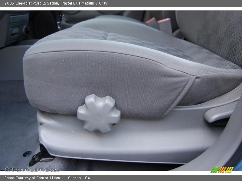Pastel Blue Metallic / Gray 2005 Chevrolet Aveo LS Sedan