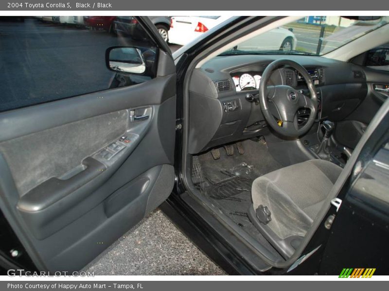 Black / Black 2004 Toyota Corolla S
