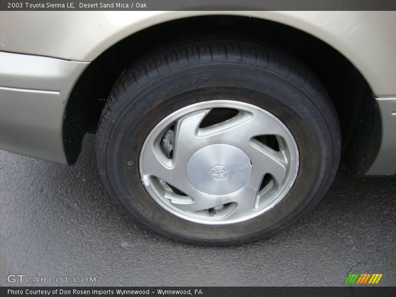 Desert Sand Mica / Oak 2003 Toyota Sienna LE