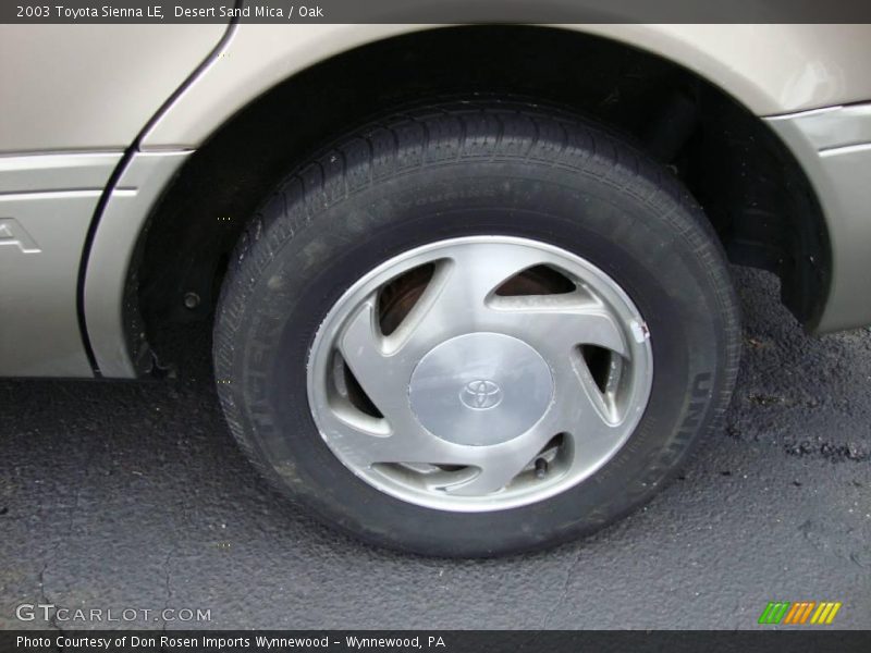 Desert Sand Mica / Oak 2003 Toyota Sienna LE