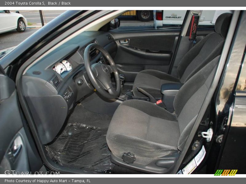 Black / Black 2004 Toyota Corolla S