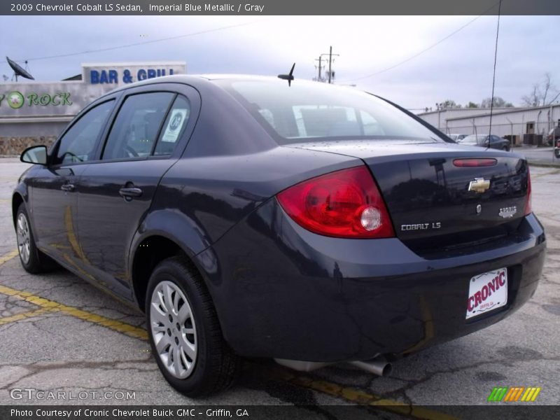 Imperial Blue Metallic / Gray 2009 Chevrolet Cobalt LS Sedan