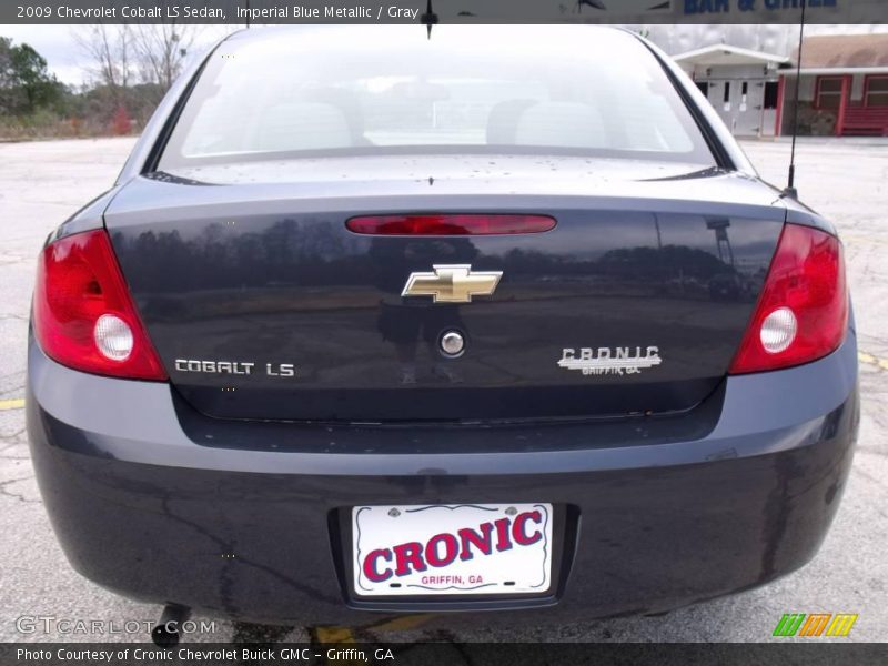 Imperial Blue Metallic / Gray 2009 Chevrolet Cobalt LS Sedan