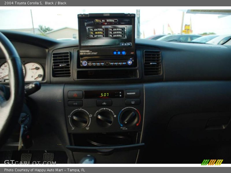 Black / Black 2004 Toyota Corolla S
