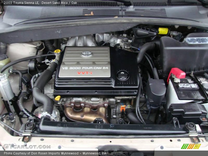 Desert Sand Mica / Oak 2003 Toyota Sienna LE