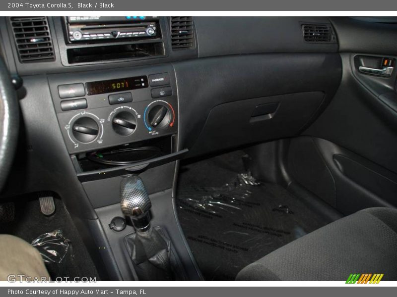 Black / Black 2004 Toyota Corolla S