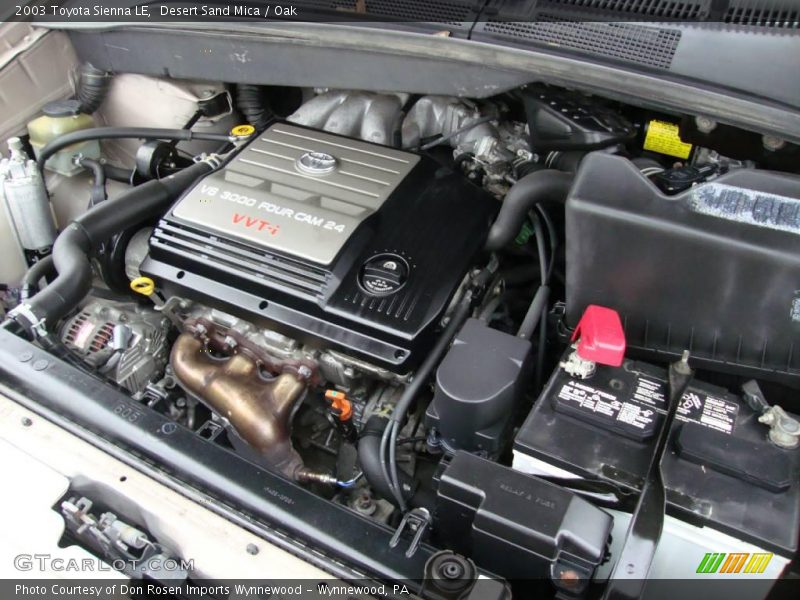 Desert Sand Mica / Oak 2003 Toyota Sienna LE
