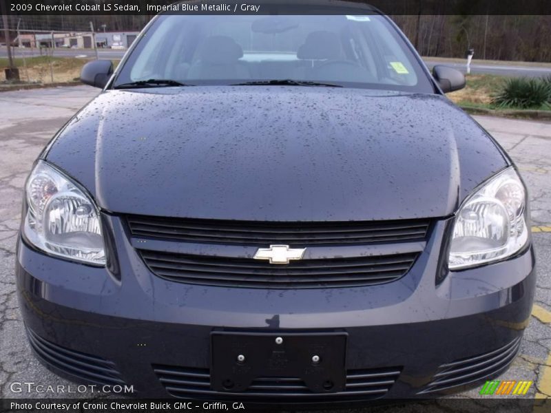 Imperial Blue Metallic / Gray 2009 Chevrolet Cobalt LS Sedan