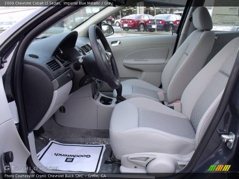 Imperial Blue Metallic / Gray 2009 Chevrolet Cobalt LS Sedan
