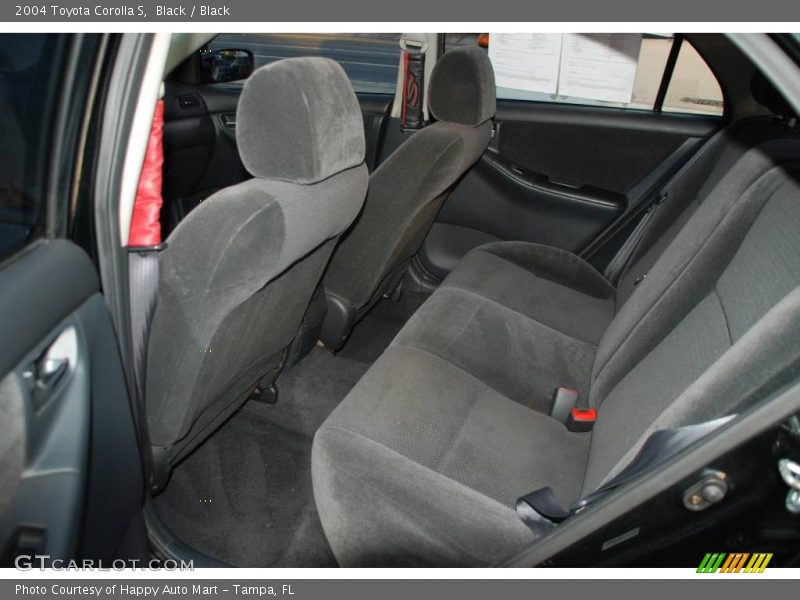 Black / Black 2004 Toyota Corolla S