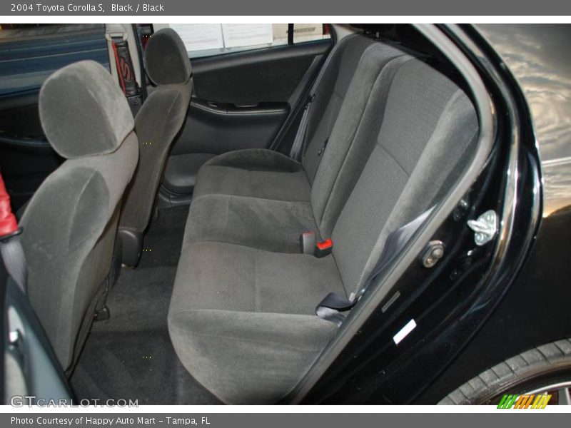 Black / Black 2004 Toyota Corolla S