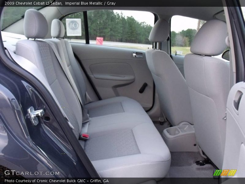 Imperial Blue Metallic / Gray 2009 Chevrolet Cobalt LS Sedan