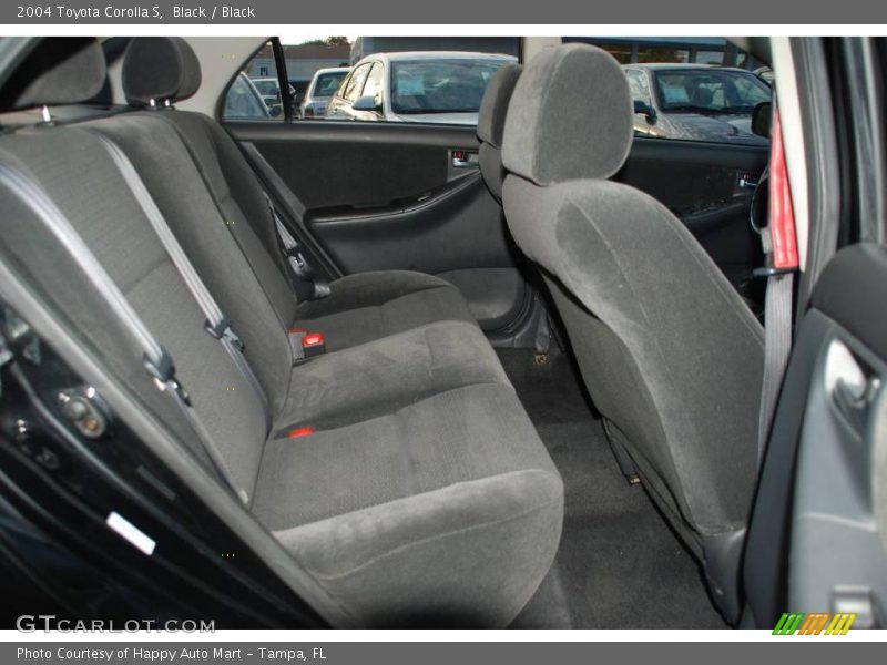 Black / Black 2004 Toyota Corolla S