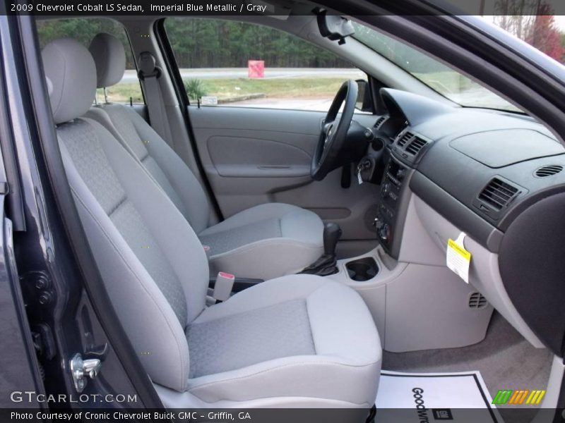 Imperial Blue Metallic / Gray 2009 Chevrolet Cobalt LS Sedan