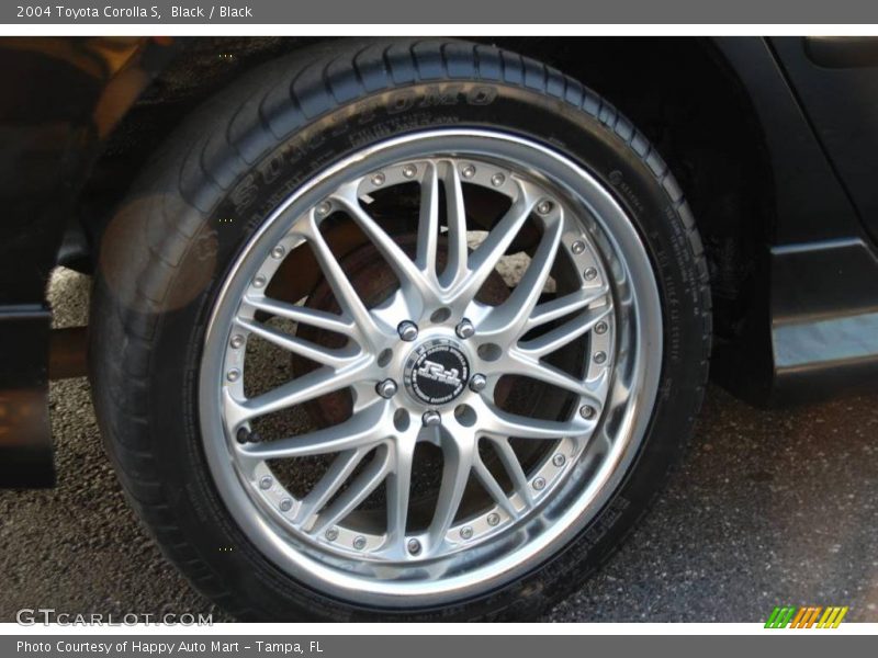 Black / Black 2004 Toyota Corolla S